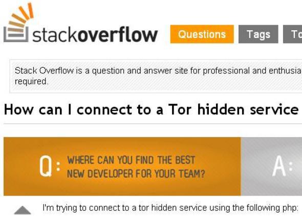 Ross William Ulbricht on Stack Overflow
