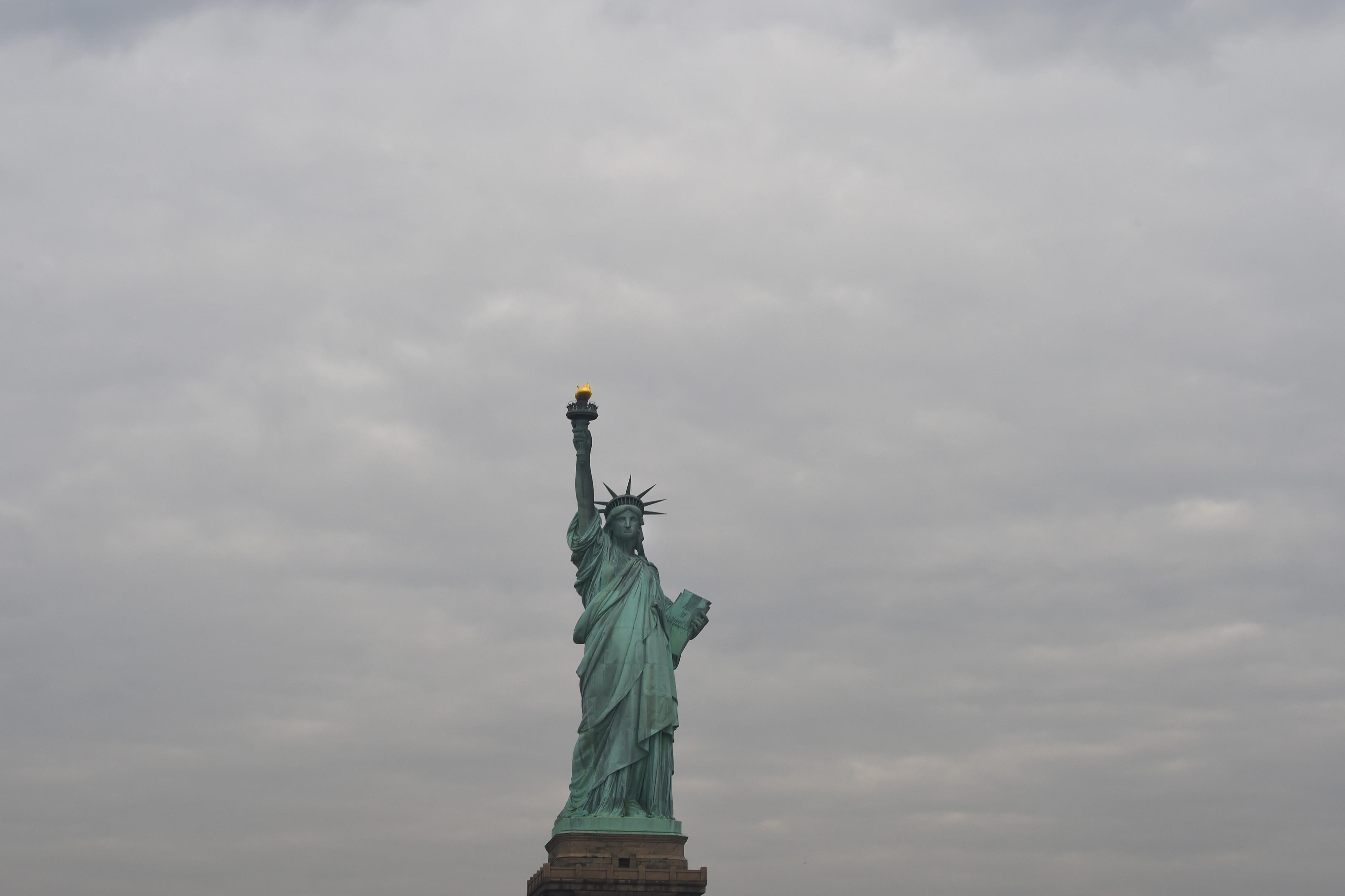 The Statue of Liberty on Jan. 22 in New York.
