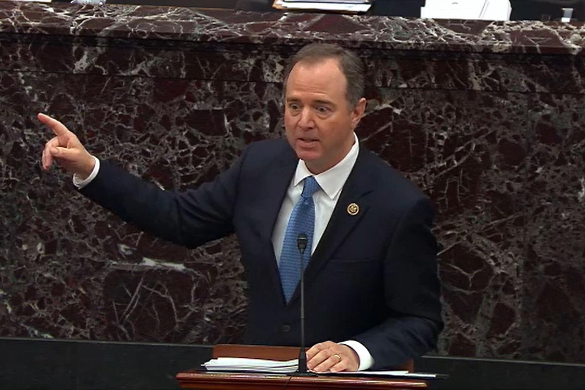 Watch Adam Schiff's Stirring Argument for Why Trump Must Be Removed From Office