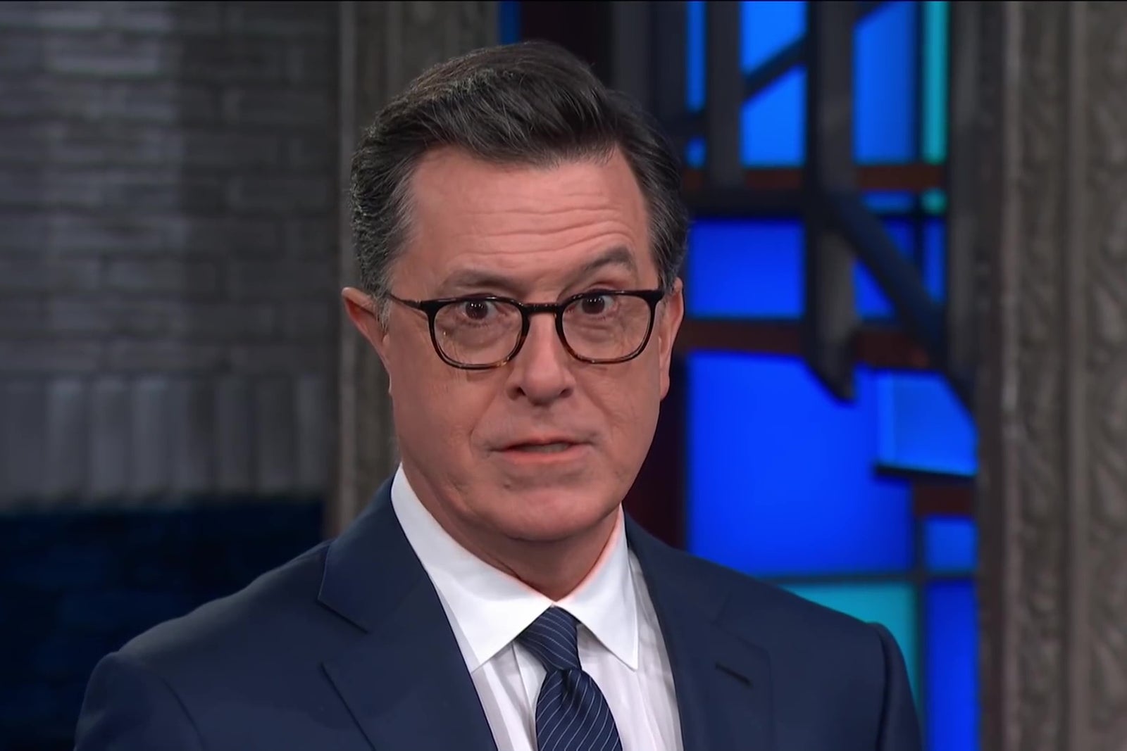 Stephen Colbert Looks Into Trumps Claim To Have An Unstoppable Apparatus Plus Tim Apple 