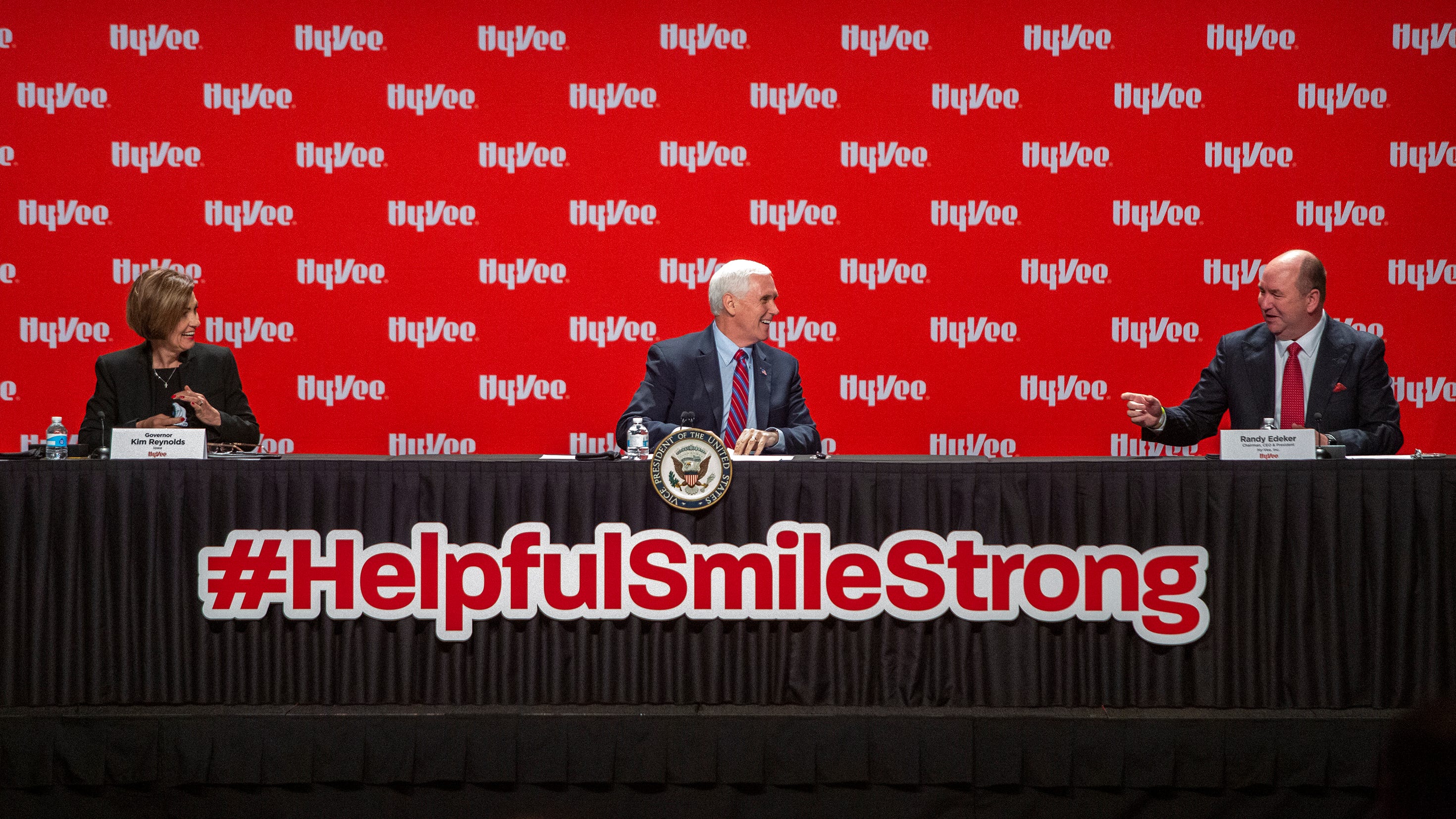 CEOs Were Asked to Remove Masks Before Meeting With Mike Pence in Iowa