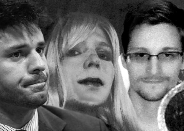 David Miranda, Chelsea Manning, Edward Snowden