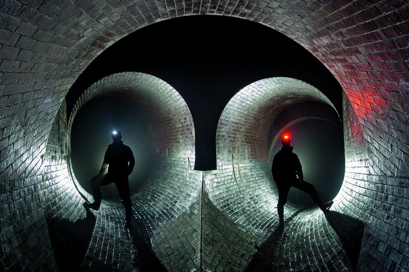 Bradley L. Garrett photographs subterranean London in his book
