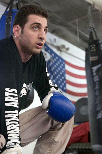 Tamerlan Tsarnaev during his boxing practice