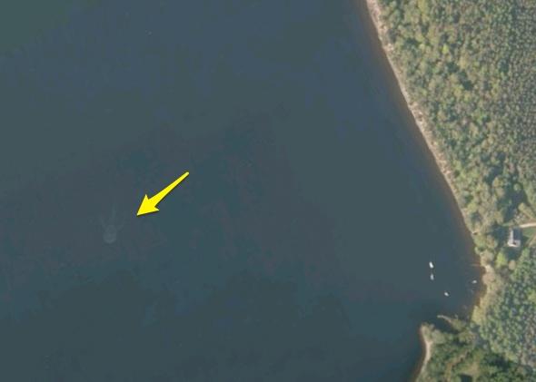 loch ness monster apple maps