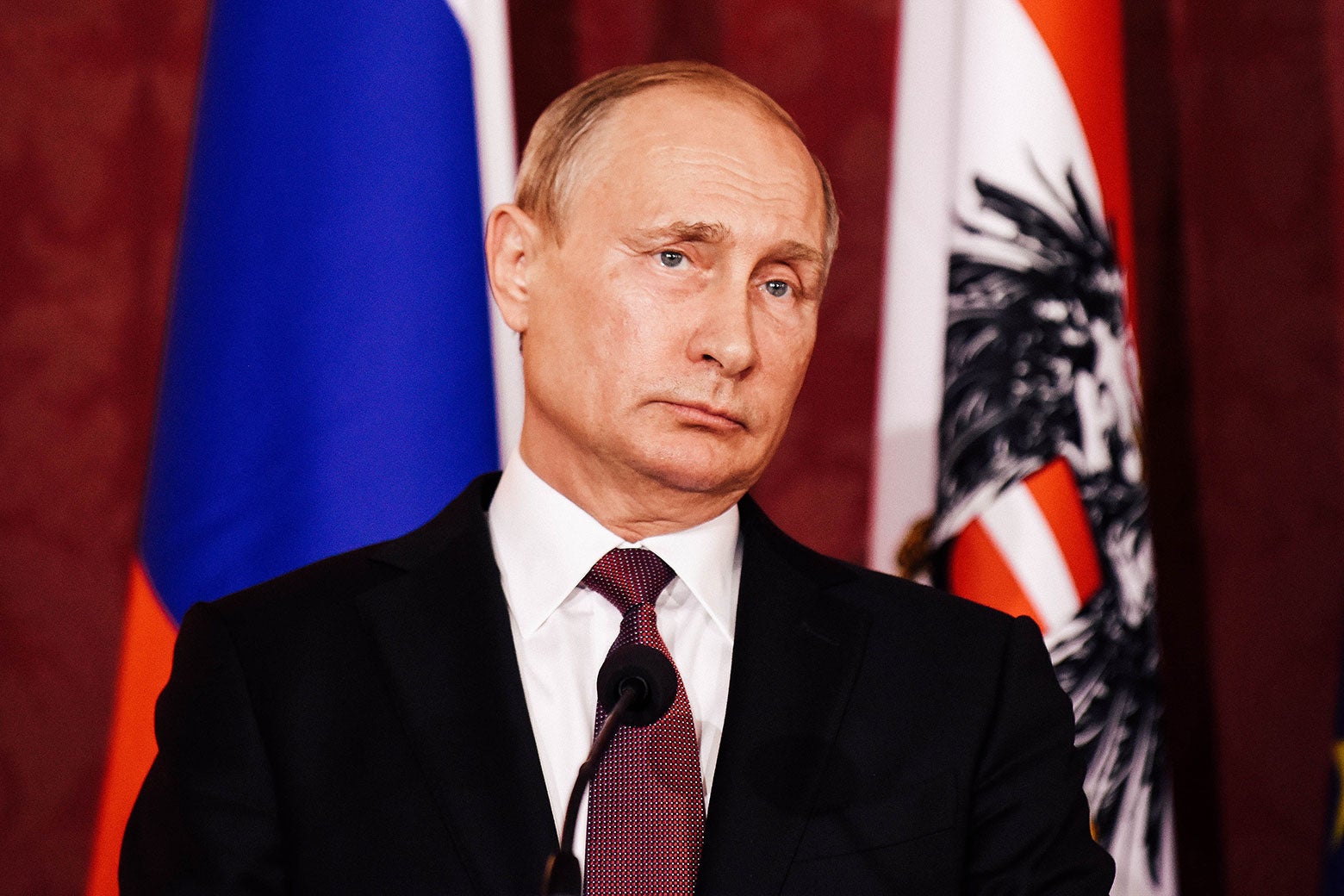 Russian President Vladimir Putin during a joint press conference on June 5 in Vienna, Austria.