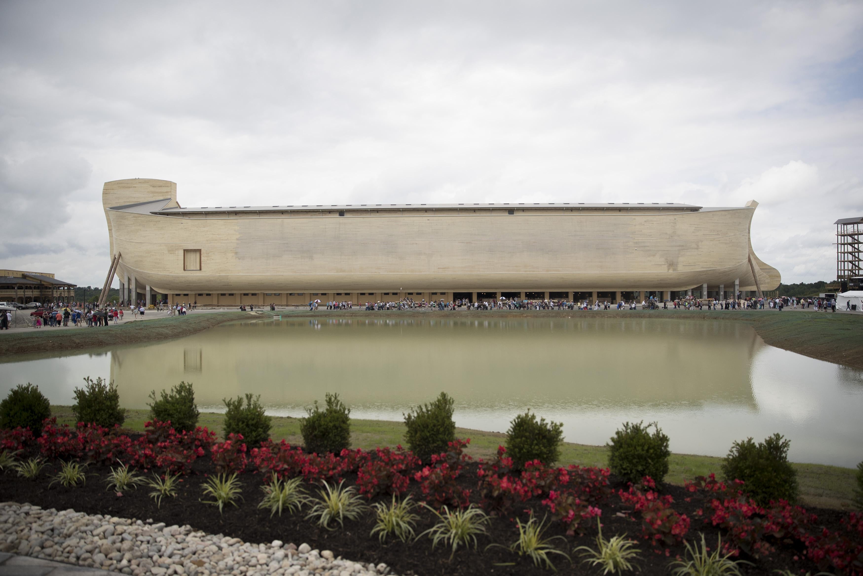 The Ark Encounter is seen July 5, 2016 in Williamstown, Kentucky. 
