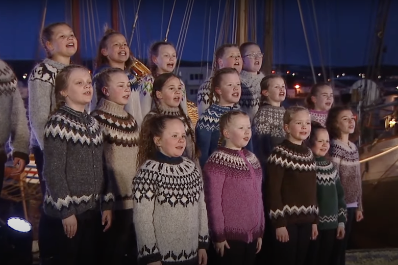 Start the Oscars Right by Watching Angelic Icelandic Children Sing “Húsavík” in Húsavík Start the Oscars Right by Watching Angelic Icelandic Children Sing “Húsavík” in Húsavík