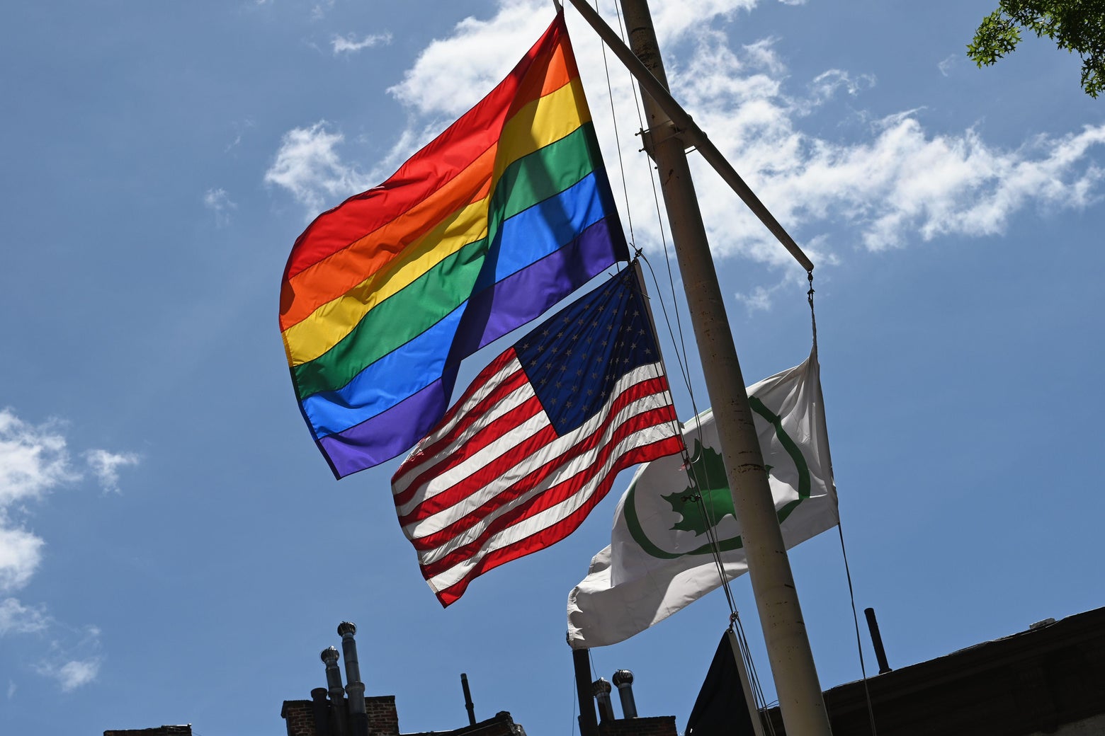 Several U.S. embassies are flying rainbow flags in defiance of Trump