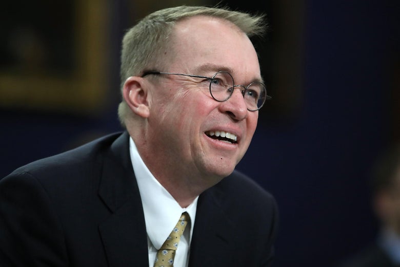 Office of Management and Budget Director Mick Mulvaney testifies during a House Appropriations Committee hearing on Capitol Hill, April 18, 2018 in Washington, DC. 