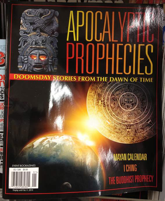 Cover of "Apocalyptic Prophecies" magazine