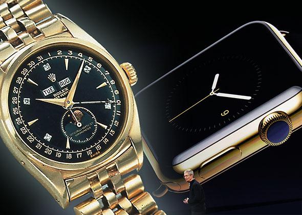 rolex and apple watch