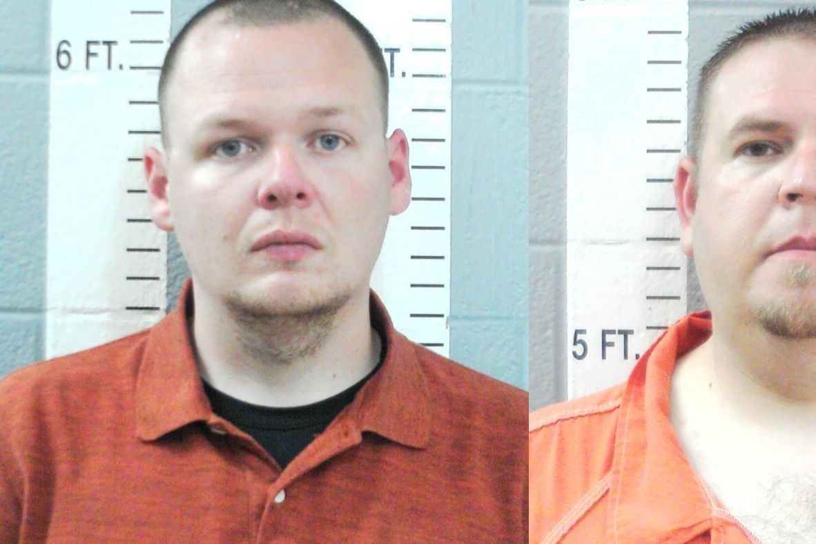 Joshua Taylor (left) and Brandon Dingman, are seen in their booking photos on July 2, 2020. 