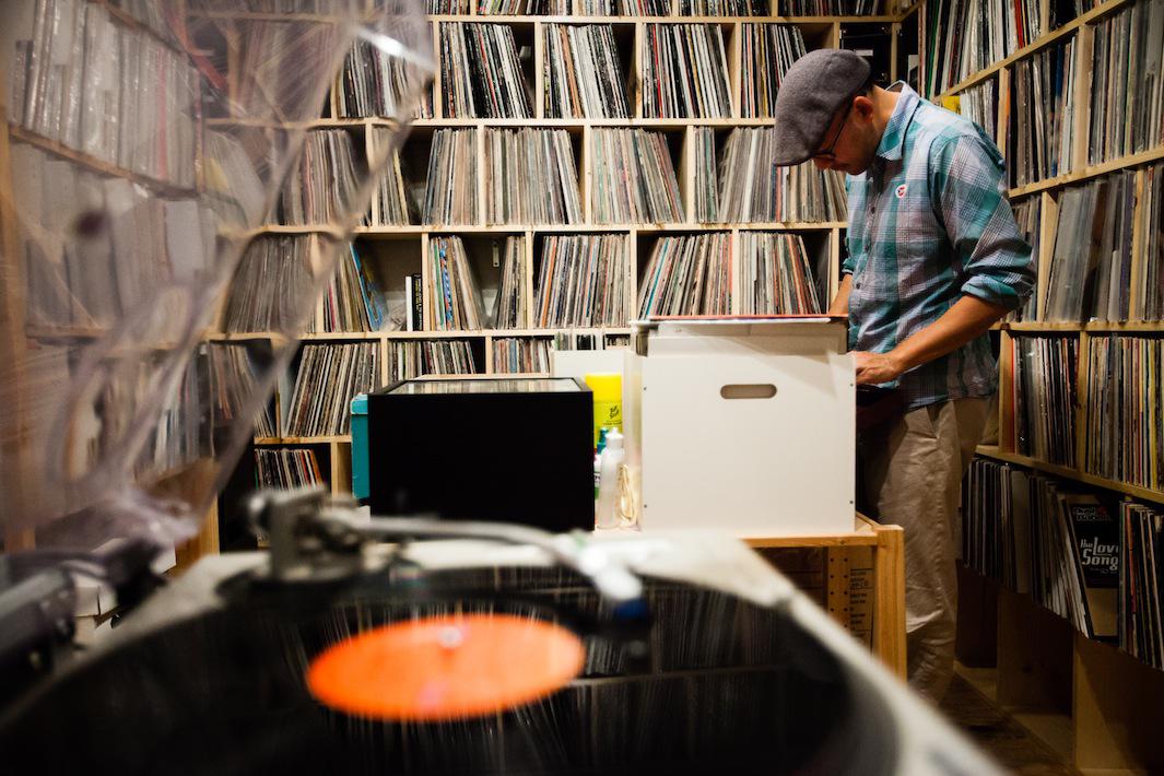 Eilon Paz photographs record collectors in his book, Dust  Grooves:  Adventures in Record Collecting.