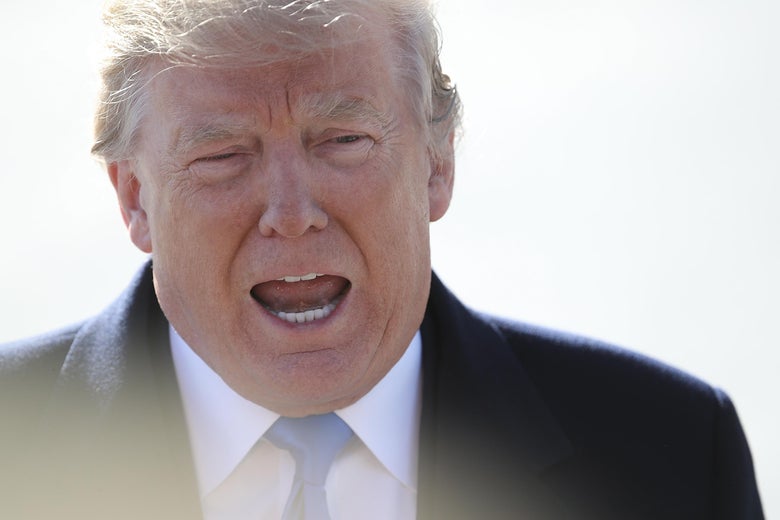 WASHINGTON, DC - JANUARY 05: U.S. President Donald Trump speaks with members of the press while departing the White House January 5, 2018 in Washington, DC. Trump is scheduled to spend the weekend at the presidential retreat, Camp David. (Photo by Win McNamee/Getty Images)