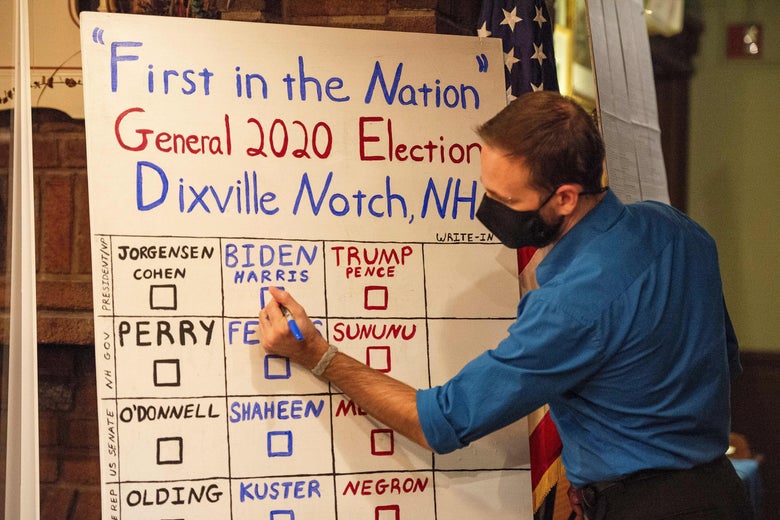 Biden Sweeps First Vote in Dixville Notch Biden Sweeps First Vote in Dixville Notch