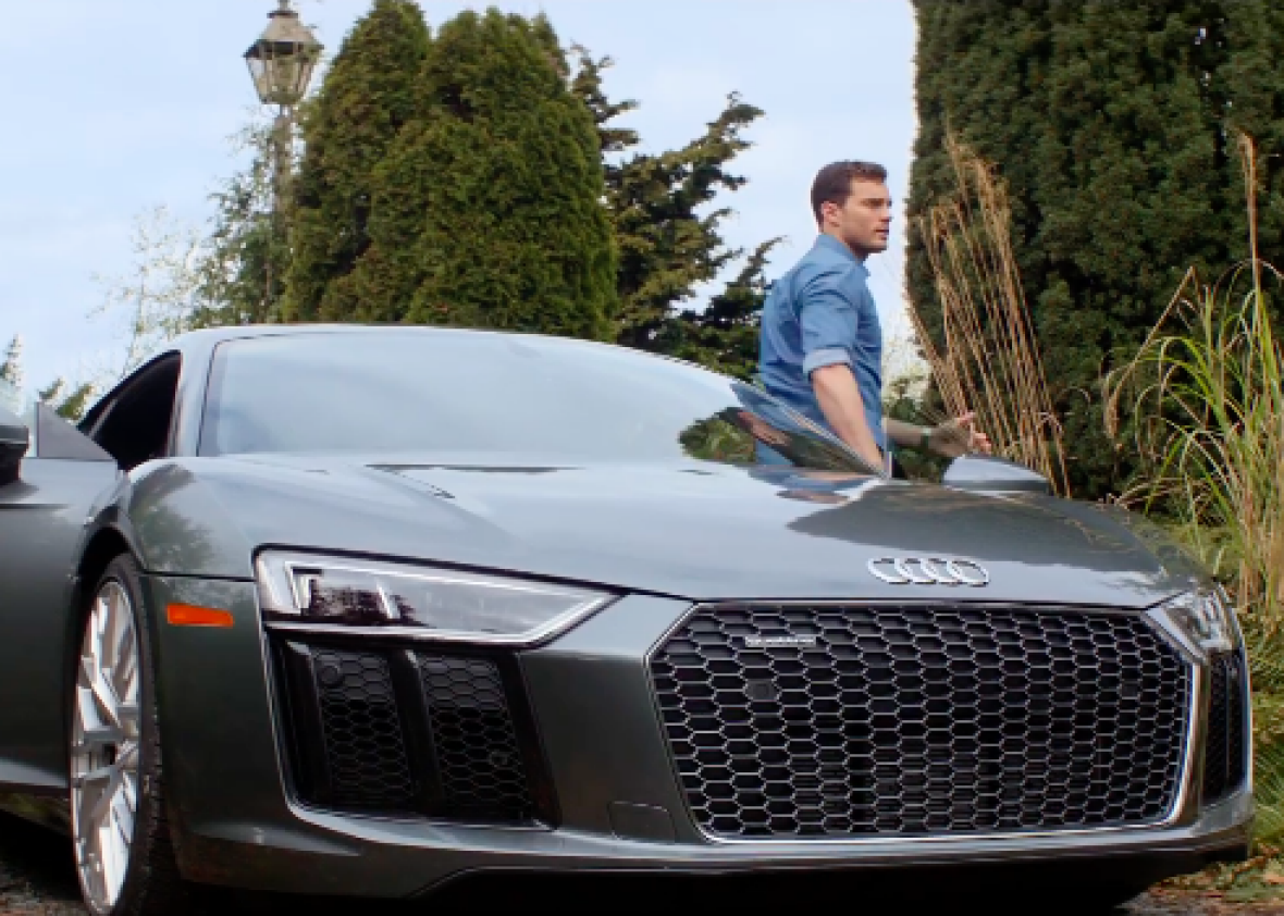 The Audi Quattro in the Fifty Shades Freed trailer