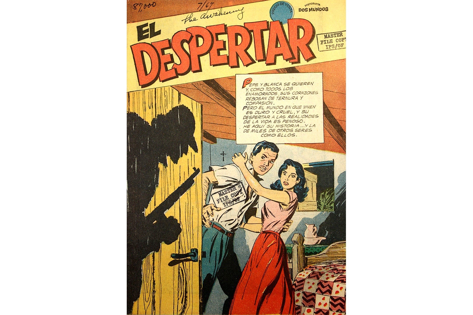 The cover of a comic called El Despertar.