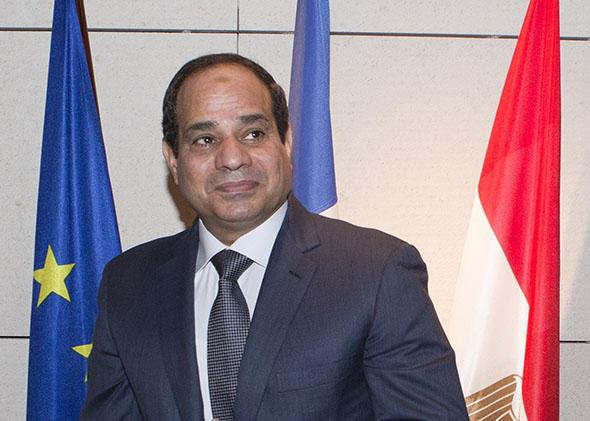 Egyptian President Abdel Fattah al-Sisi in Paris on November 27, 2014. 