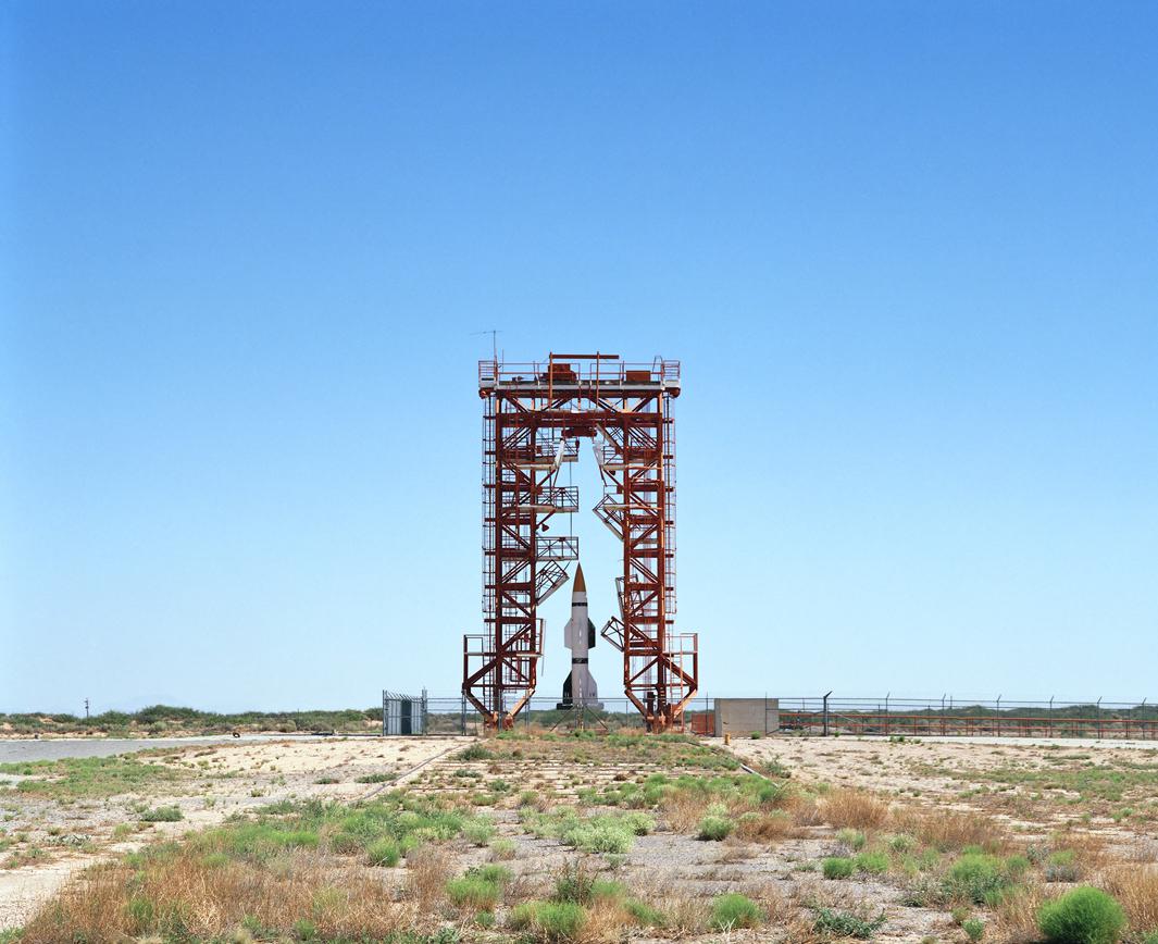 V2 Launch Site with Hermes A-1 Rocket,Launch Complex 33 Gantry,W