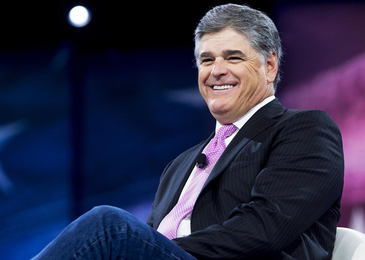 Fox News Host Sean Hannity speaks during the annual Conservative Political Action Conference 2016 at National Harbor in Oxon Hill, Maryland, outside Washington, March 4, 2016. 