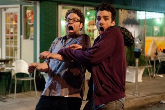 Seth Rogen and Jay Baruchel in "This is the End."