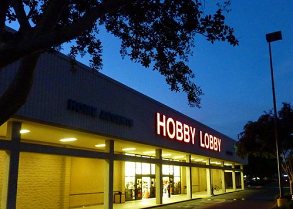 Hobby Lobby store.