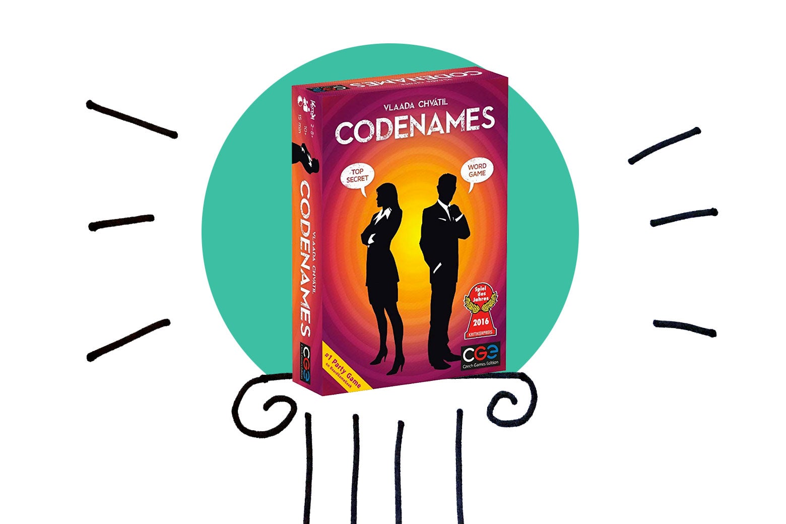 Codenames Pictures Board Game