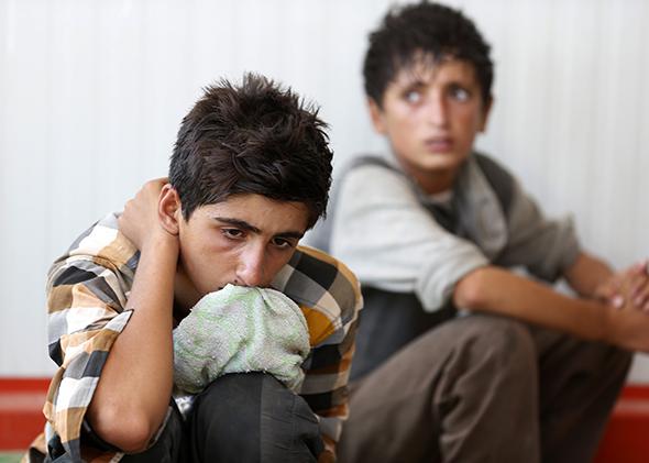 Yazidi refugees