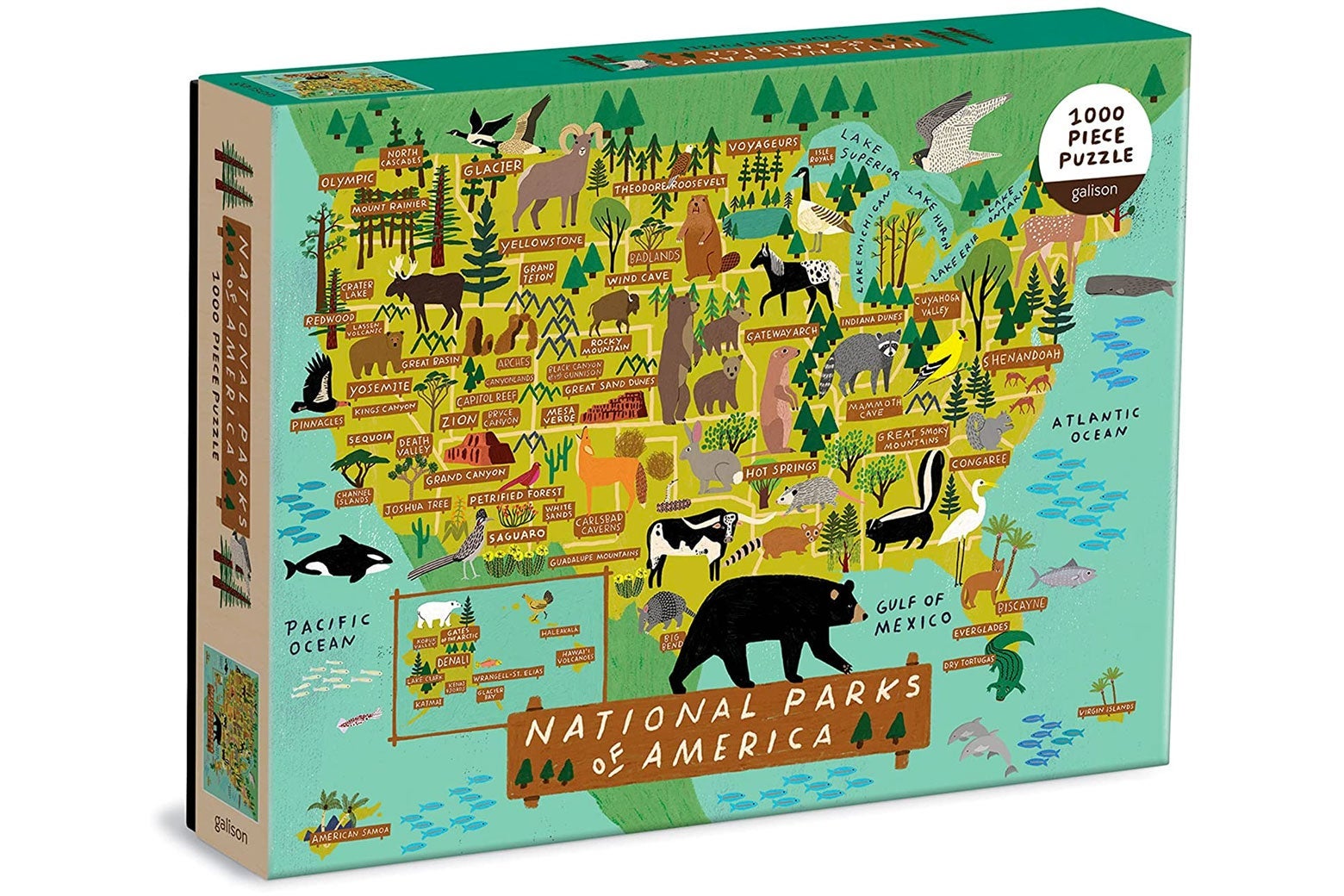 Galison National Parks of America Puzzle