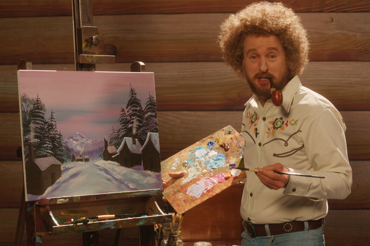 Paint: Owen Wilson's Bob Ross movie isn't what you expect., image size:1200x800