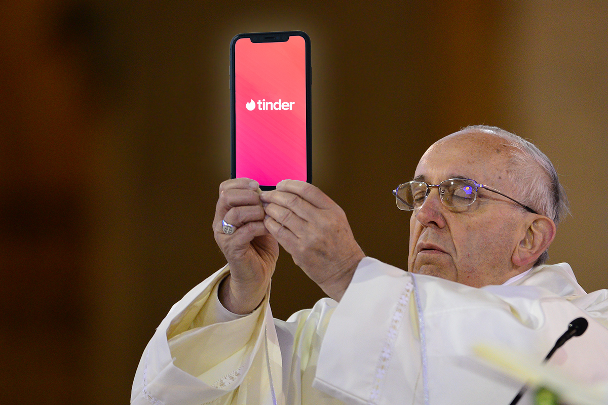 Pope Francis says Tinder is "normal" in Disney Plus documentary.