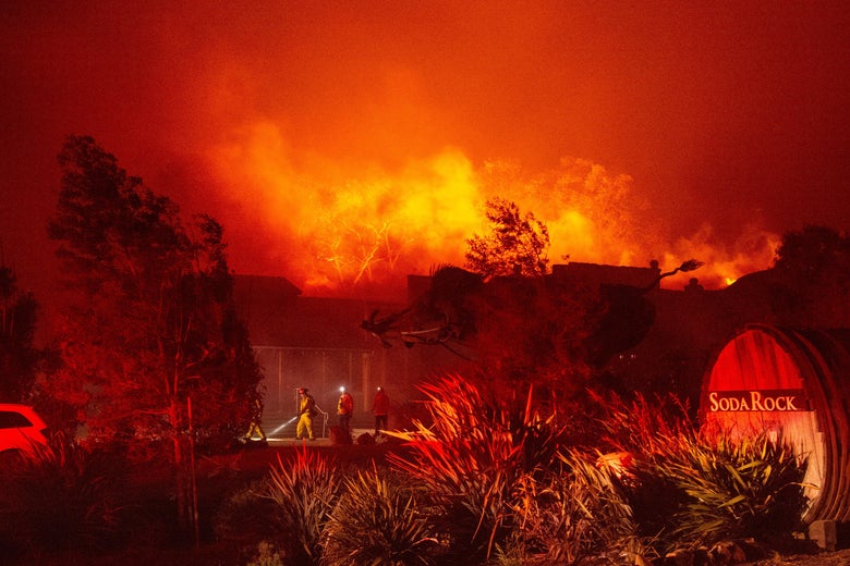 Wildfires in california