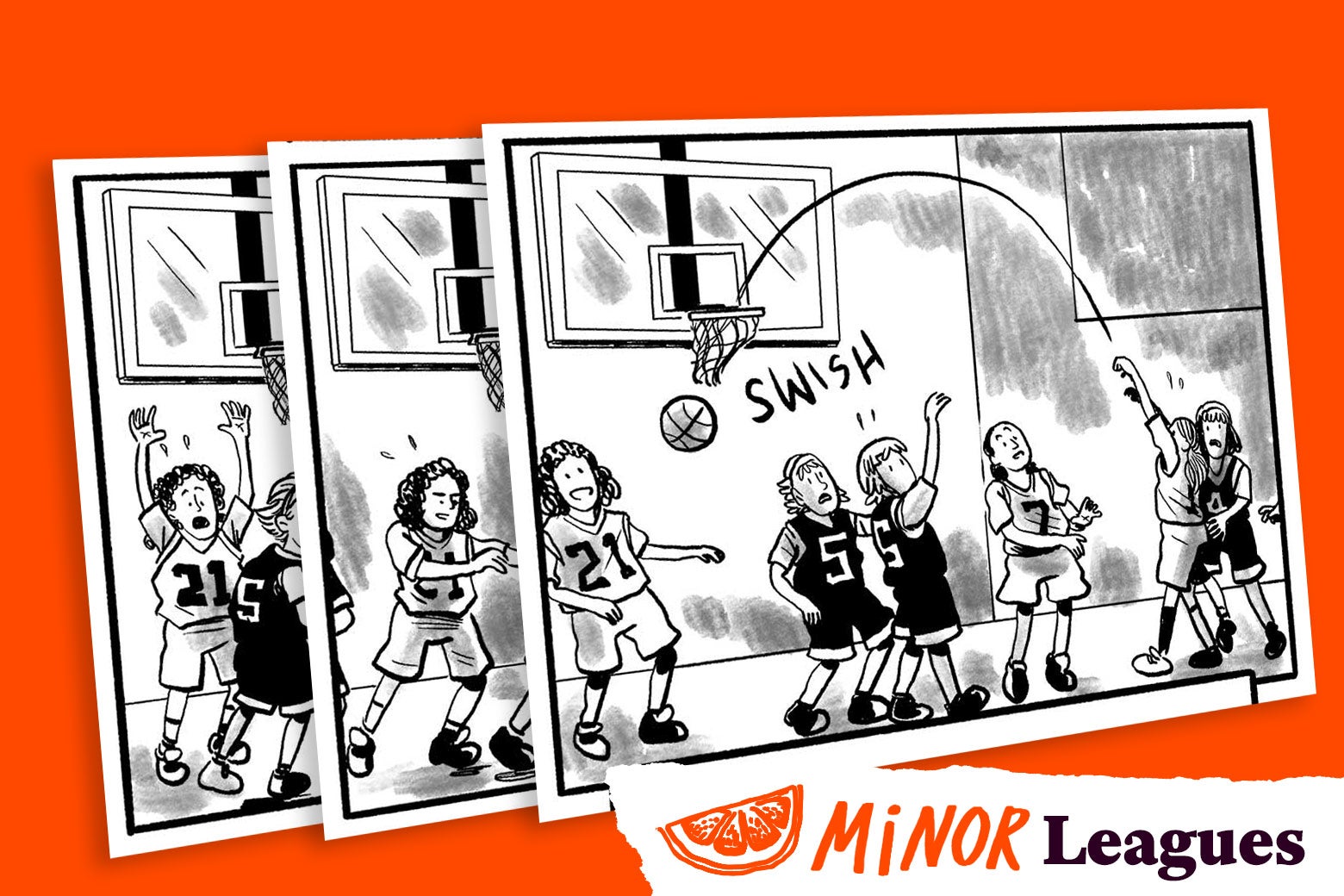 My Daughter, the Jock: images from a comic by Mike Dawson.
