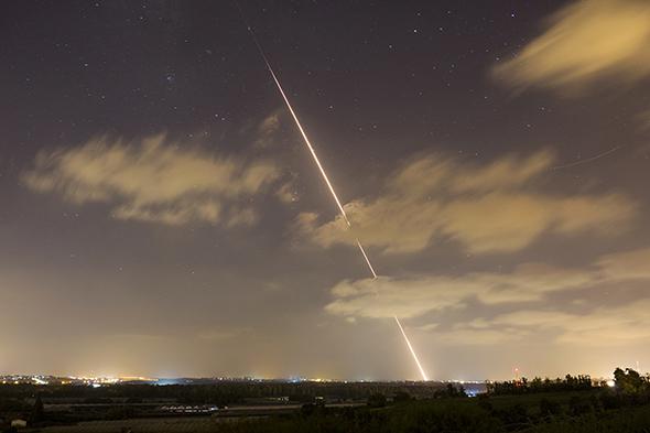 Rocket launched from Gaza towards Israel