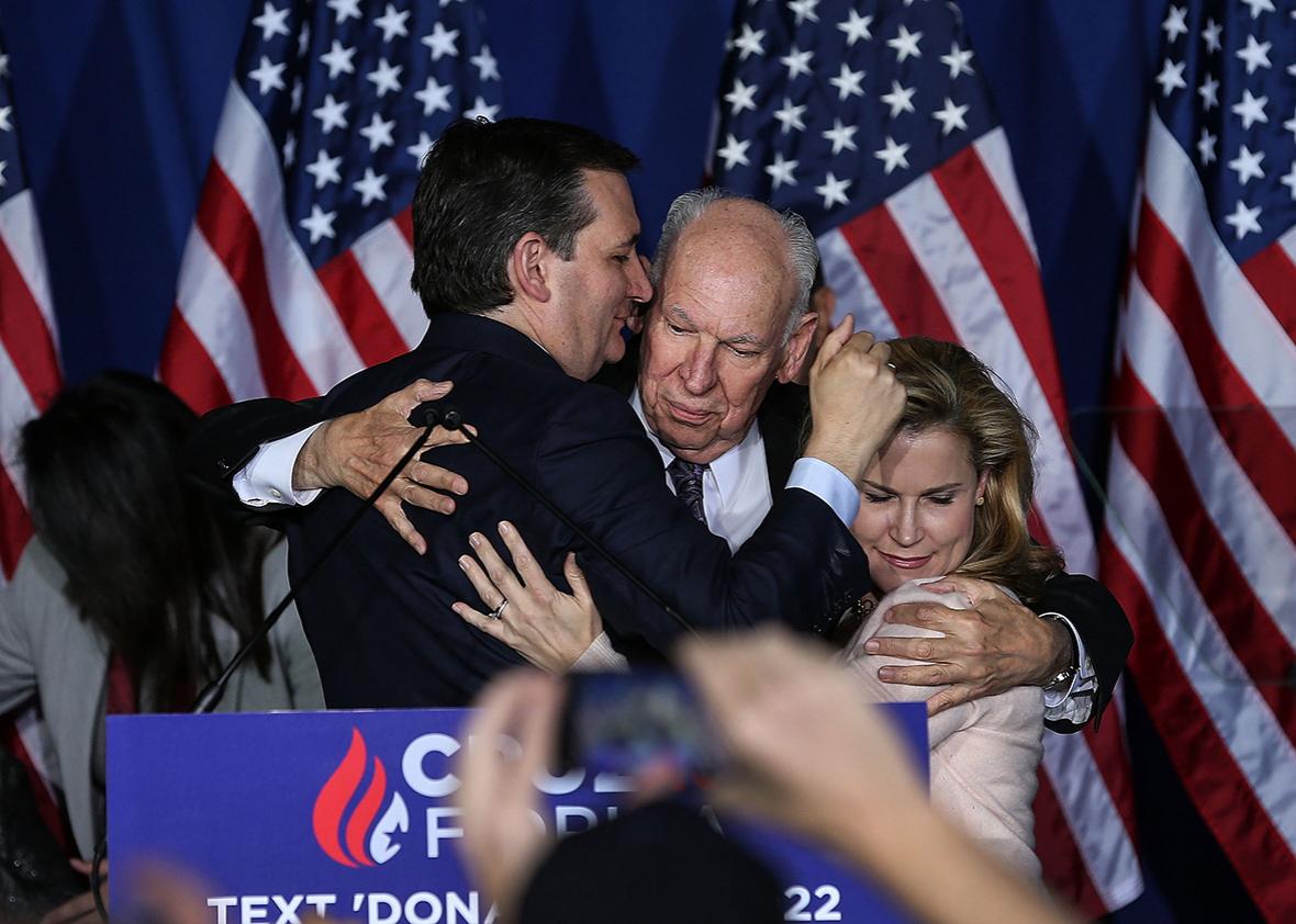 Ted Cruzs Awkward Hug With Heidi Ends His Campaign 