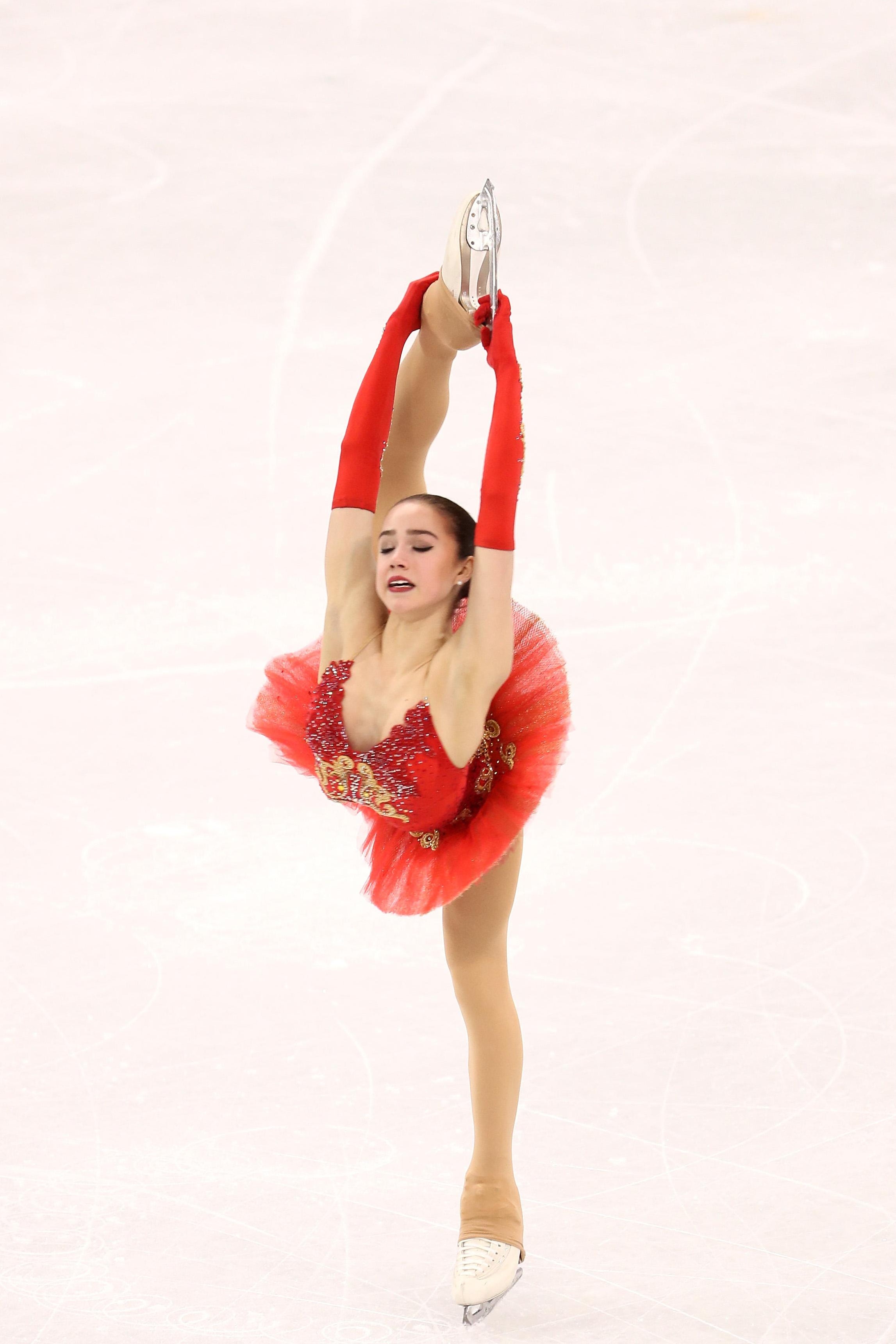 GANGNEUNG, SOUTH KOREA - FEBRUARY 23:  Alina Zagitova of Olympic Athlete from Russia competes during the Ladies Single Skating Free Skating on day fourteen of the PyeongChang 2018 Winter Olympic Games at Gangneung Ice Arena on February 23, 2018 in Gangneung, South Korea.  (Photo by Jamie Squire/Getty Images)