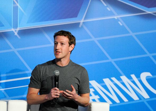 Co-Founder, Chairman and CEO of Facebook Mark Zuckerberg.