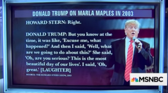 Video: Trump jokes about having wanted abortion.