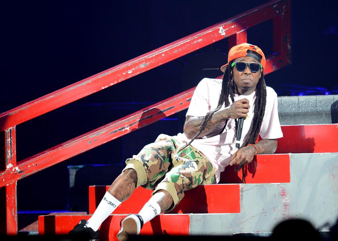 Lil Wayne's $30 million art collection seized to settle private jet debt.