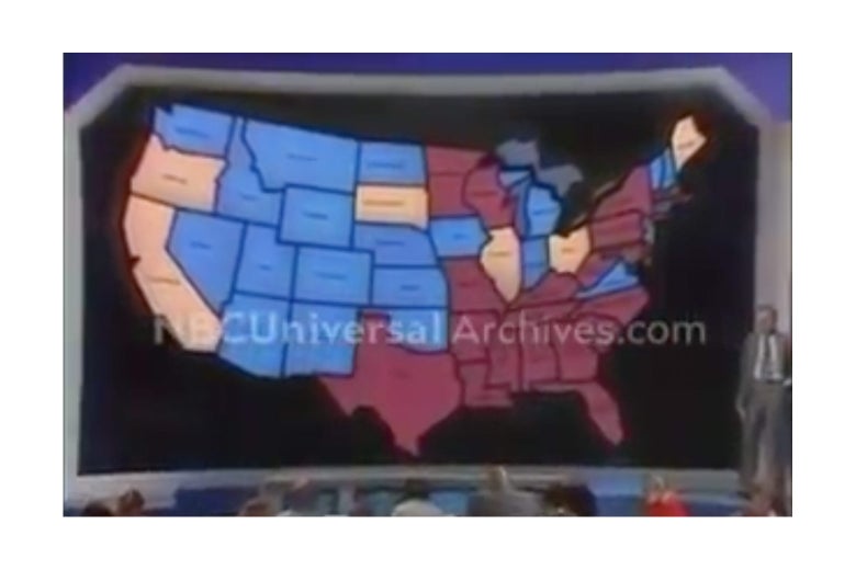 The plastic electoral college map.