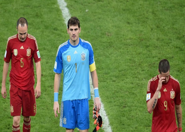 Andrés Iniesta and Iker Casillas