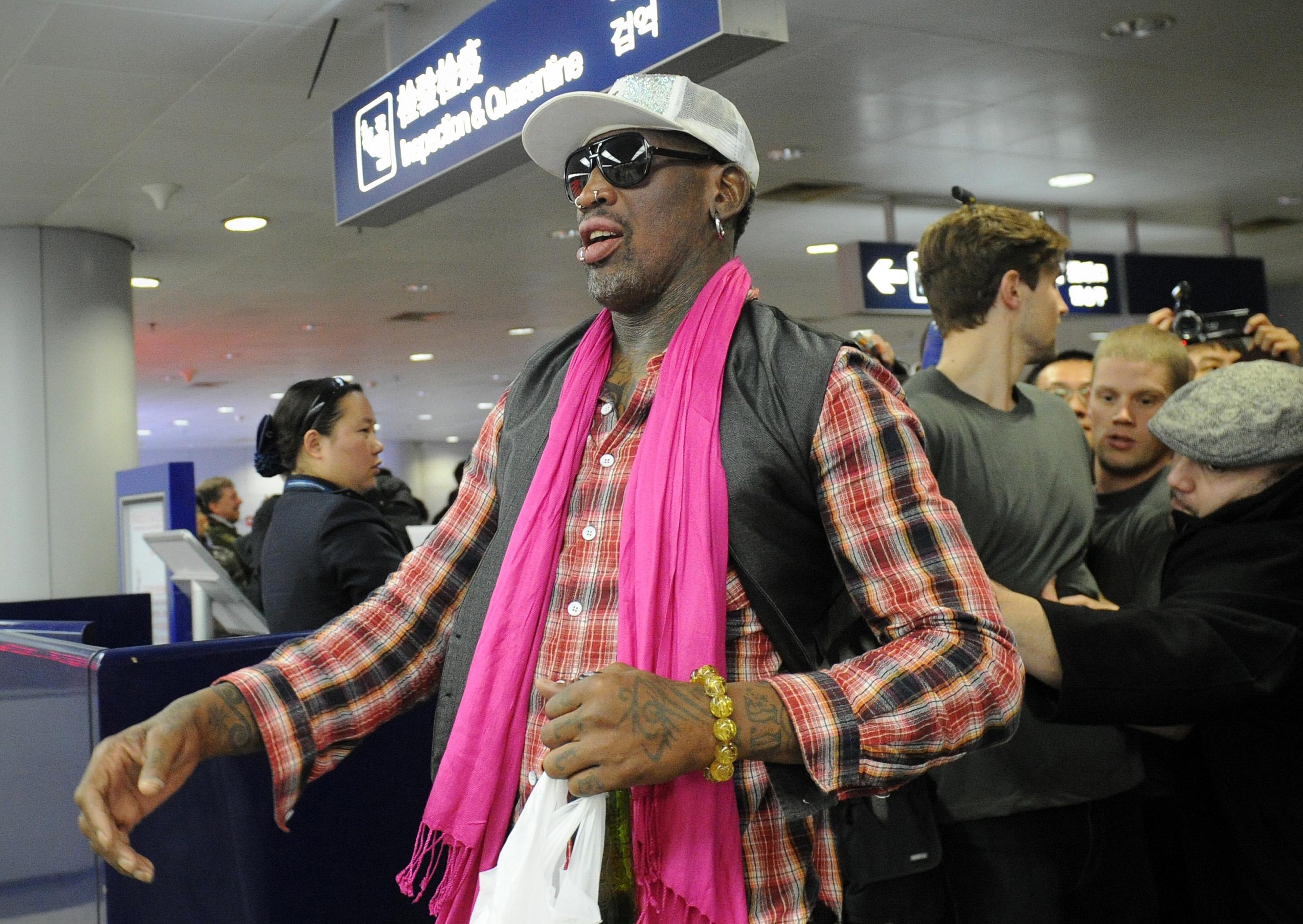 Dennis Rodman Sings "Happy Birthday" To Kim Jong.-un In North Korea