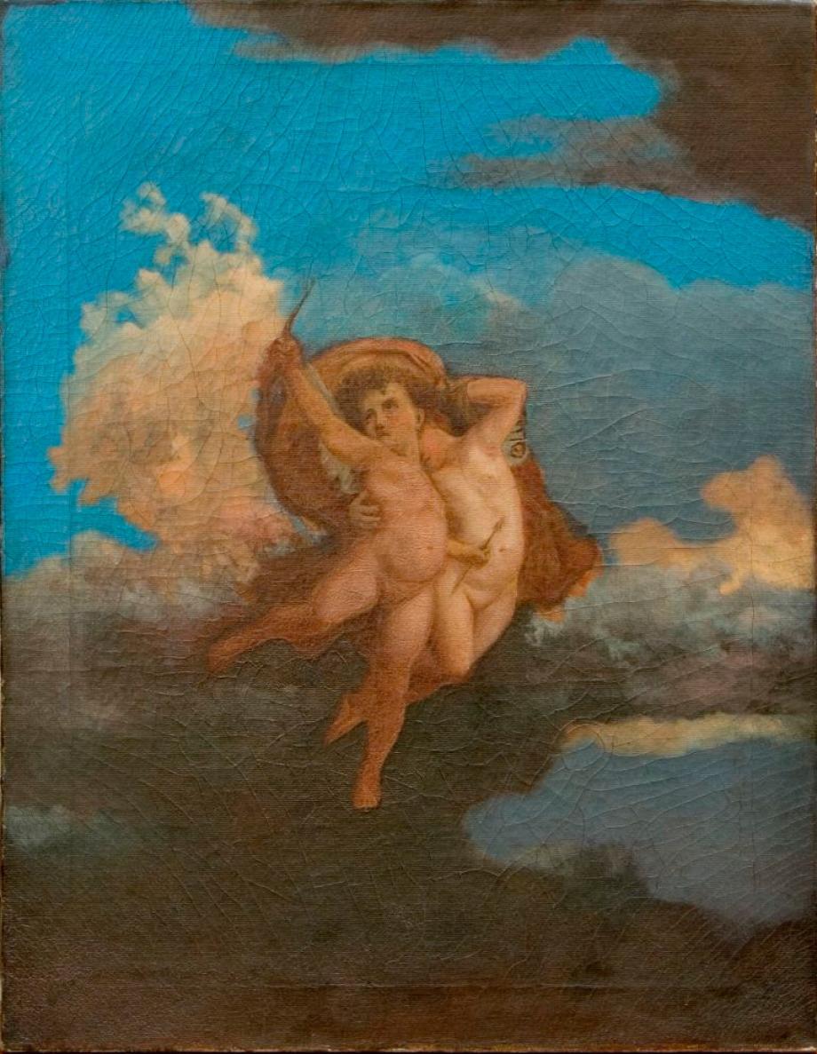 Painting of Cupid, by Lew Wallace.