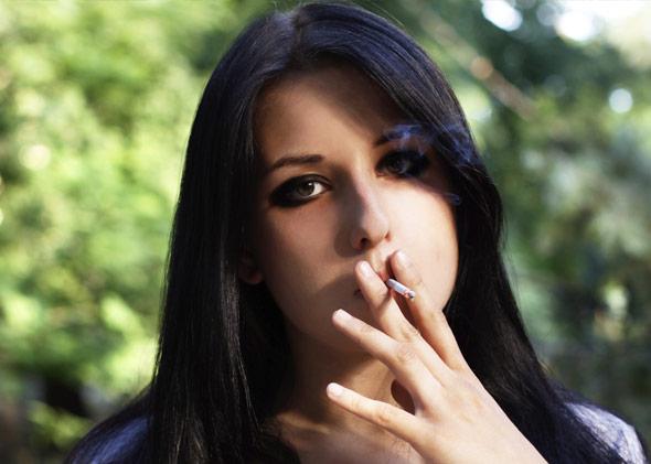A teen smoker.