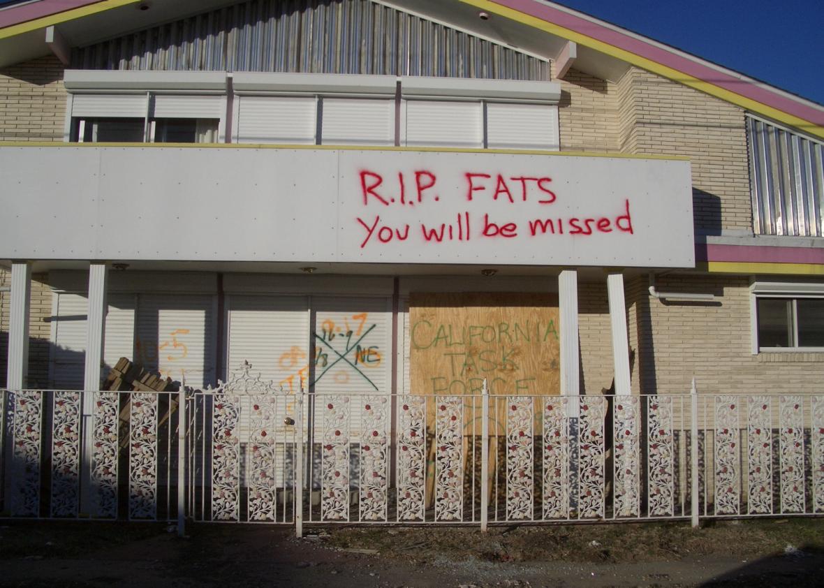 Fats Domino’s house in 2005.