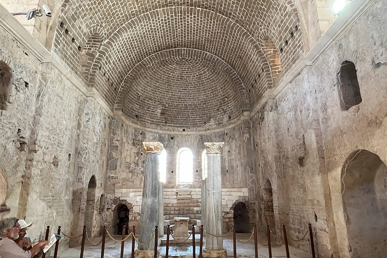 Interior of an ancient church.