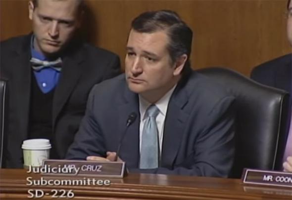 Ted Cruz grills Sierra Club president with a fire hose of denial.