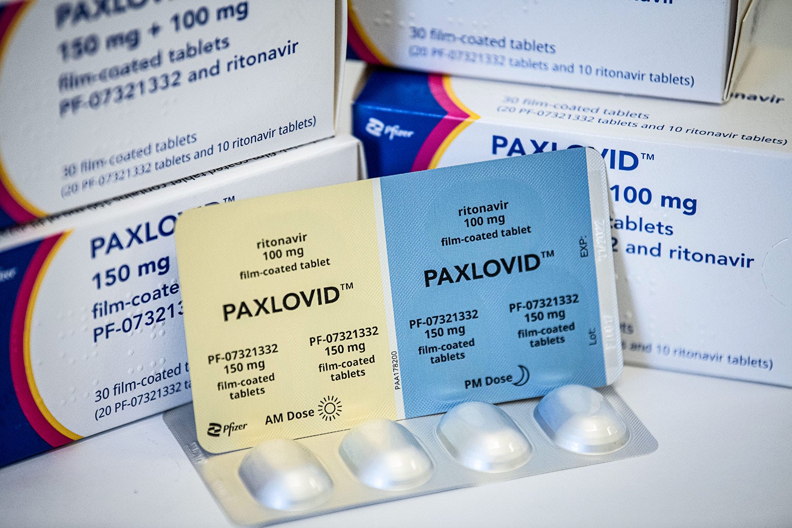 Packs of Paxlovid