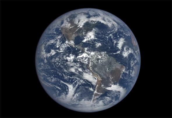 EPIC time-lapse animation of the Earth spinning over a single year.